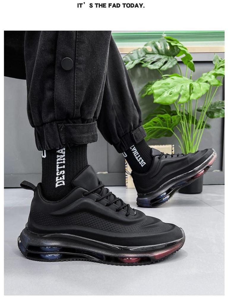 Nové pánské bílé voděodolné kožené ležérní lehké trendy tenisky pro tátu