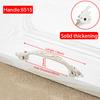 NAIERDI Ivory White Cabinet Handles Zinc Aolly Kitchen Cupboard Door Pulls Drawer Knobs European Fashion Furniture Handle