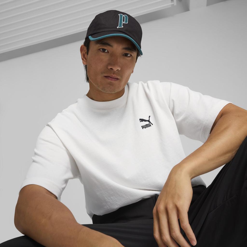 PUMA Retro Club Sun Black PLAY.PARIS. Hat, 025512, Fall/Winter 2024, (01)