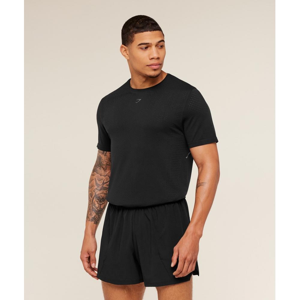 Gymshark Seamless Running T shirT Gs Black A4c9s Bb2j