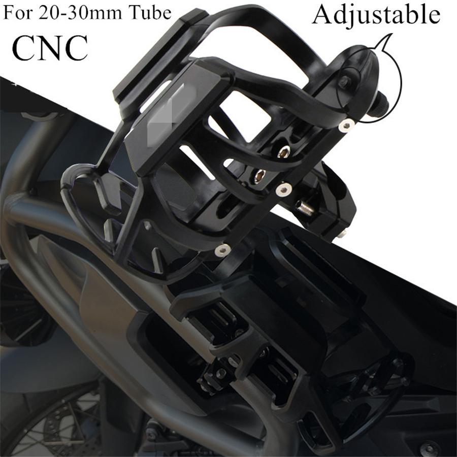For BMW R1200GS  CNC Motorbike Beverage Water Bottle Cage Drink Cup Holder Sdand Mount Accessories