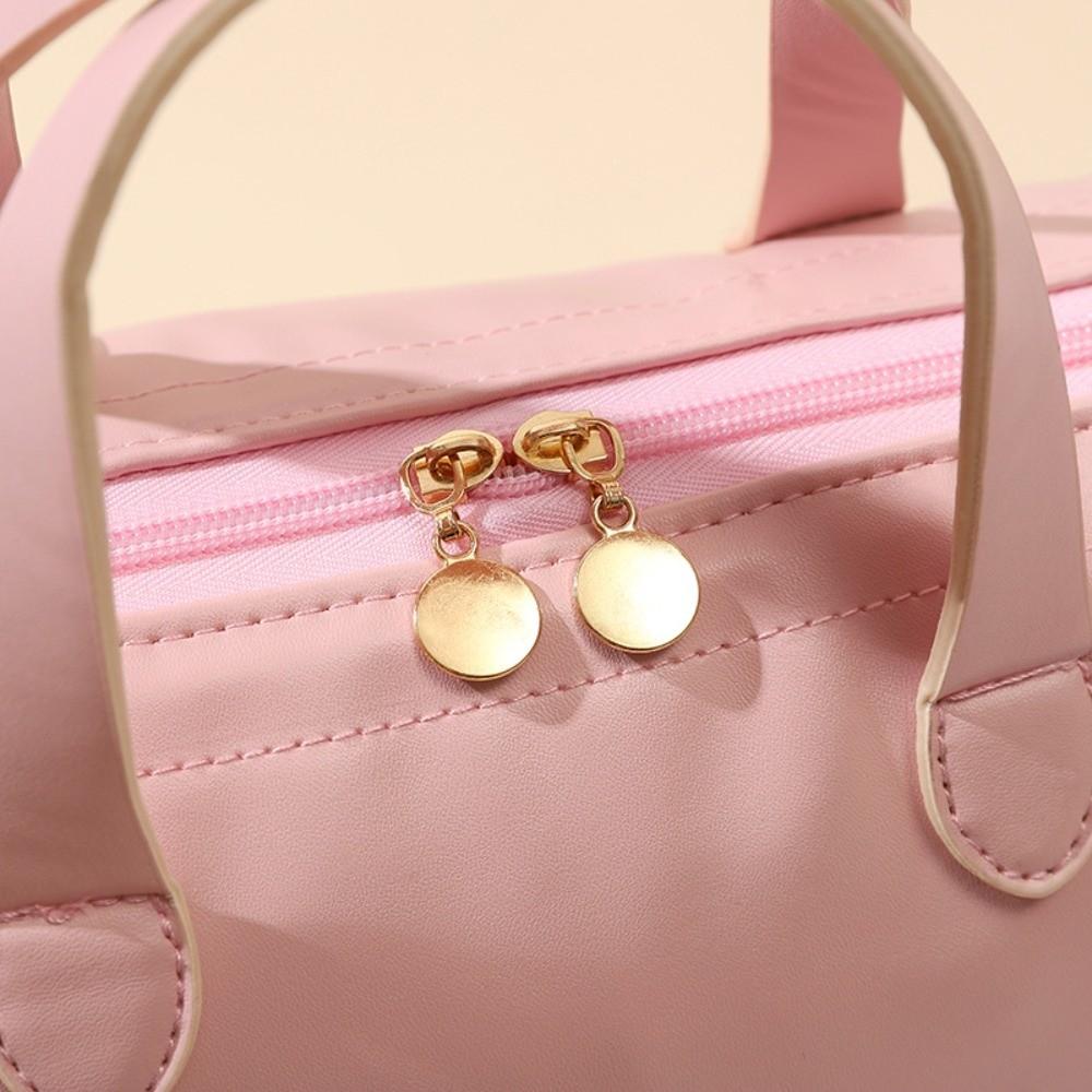 Portable PU Makeup Pouch Large-Capacity Multifunctional Toiletry Kit Travel Cosmetic Bag  Women