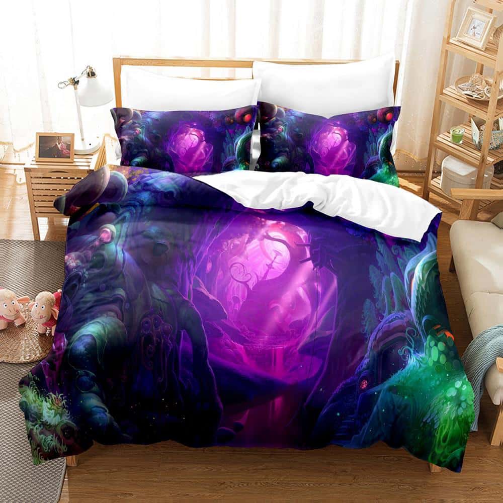 

Comforter New Game Ether Saga Odyssey Bedding Set Single Twin Full Queen King Size Bed Set Adult Kid Bedroom S Home Textile Comforter (quilt)-EU Single(135*200cm)3pcs