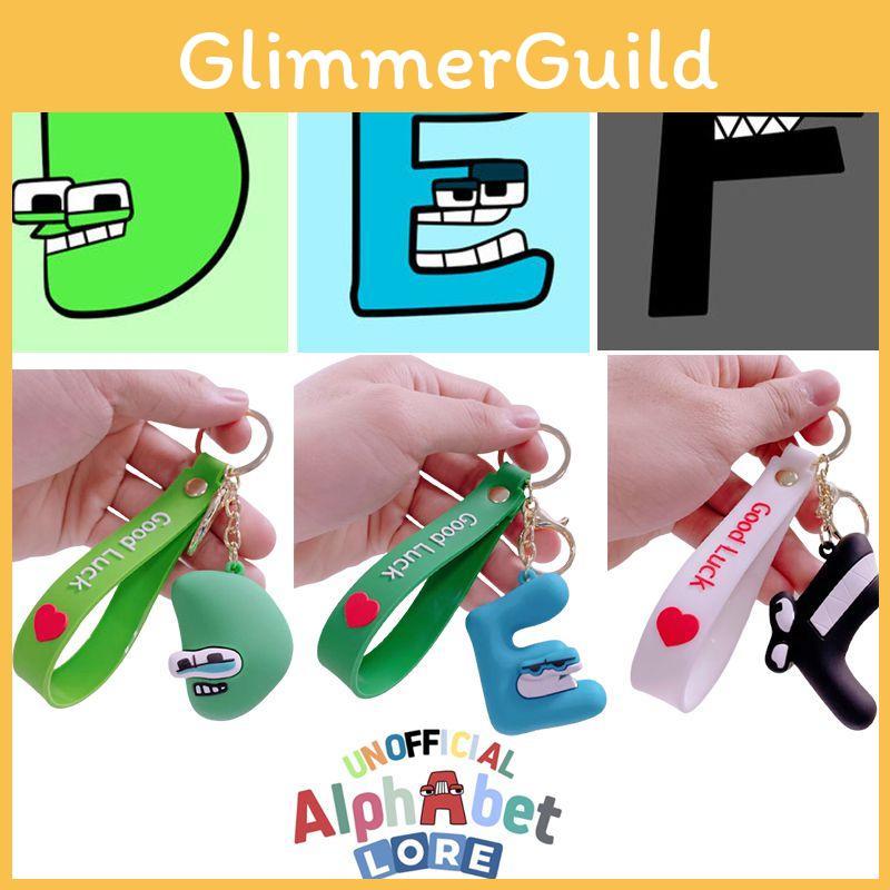 Alphabet Lore Keychain Kids Xmas Gifts Bag Pendant Doll