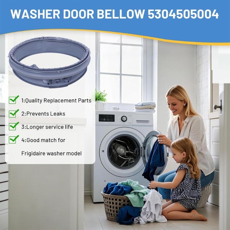 Replacement Seal Washer Door Gasket EPDM Rubber Texture Washing Machine Replacement Part Perfect for Multifuntional Use