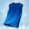 Simple Gradient Graphic Gym Tank Tops for Men Summer Fashion Fitness Sports 3D Printed Vest Loose Quick Dry Outdoor Tees Tops