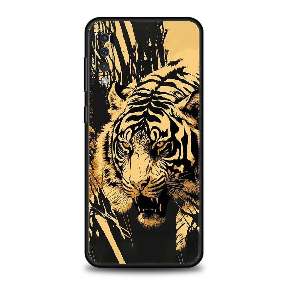 Kunst Tier Tiger Handyhülle Für Samsung A54 A52 A24 A14 A50 A70 A10 A30 A40 A20S A20E A06 A12 A22 A34 A42 A32 5G A04s A16 Hülle