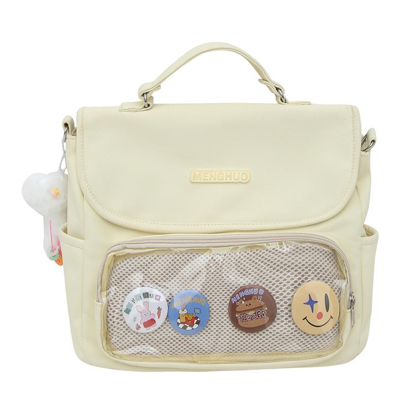 Сумка на плечо в студенческом стиле — фото 27