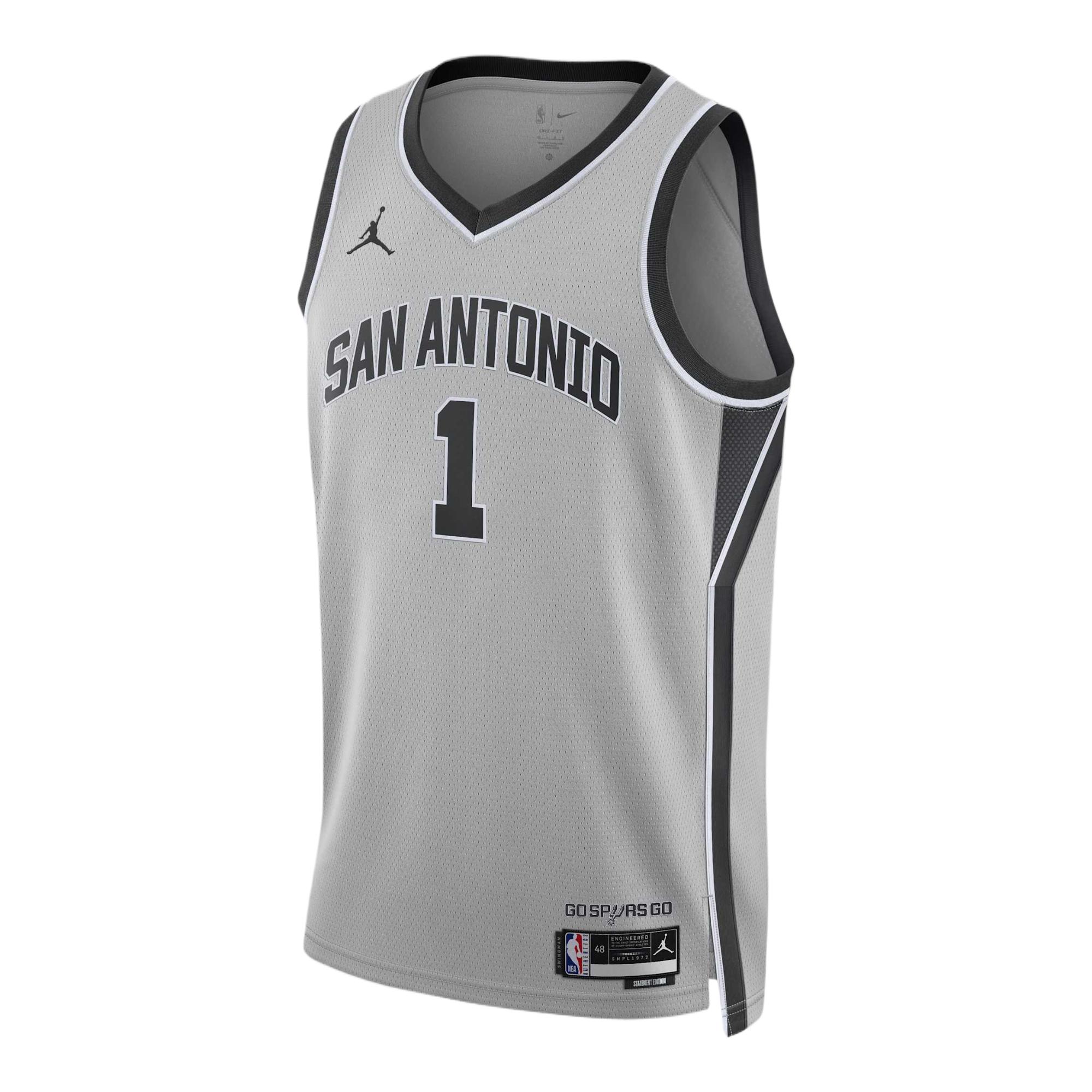 Мужская майка Nike San Antonio Spurs 2025/26 Statement Edition Nike Dri-FIT NBA Swingman HM4882-007 2XL