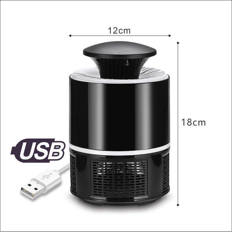 USB Photocatalytic Indoor Mosquito Lamp: Low Noise Suction Type Mosquito Catcher and Light.