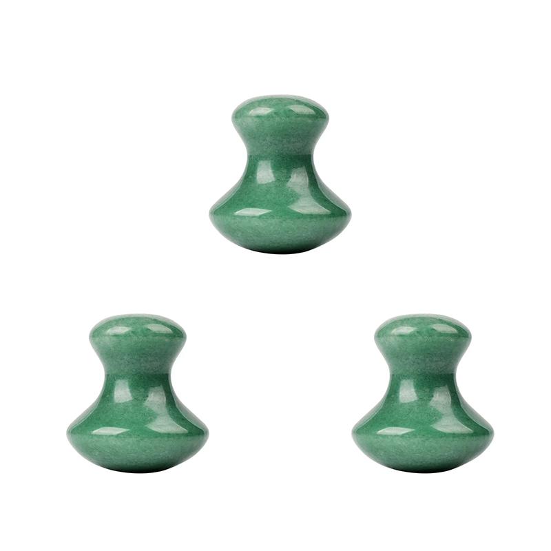 Natural Jade Mushroom Shape Quartz Gua Sha Massage Tool Crystal Guasha Stone For Spa Relaxing Meditation Scraping Massager