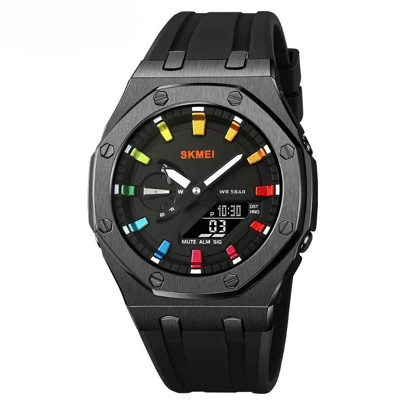 

Luxury Digital Watch for Men Student LED Sport Waterproof Electronic Quartz Mens Wristwatches 2100 Relojes Hombre