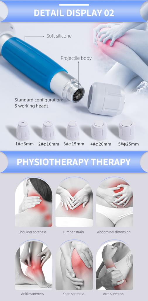 Portable Pneumatic Shockwave Eswt Therapy Equipment Physical Therapy Shockwave Back Pain Relieve Shock Wave