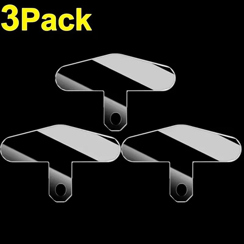 Transparent Soft TPU Phone Lanyard Gasket Detachable Anti-lost Phone Hanging Cord Strap Patch Tether Pad for IPhone Samsung