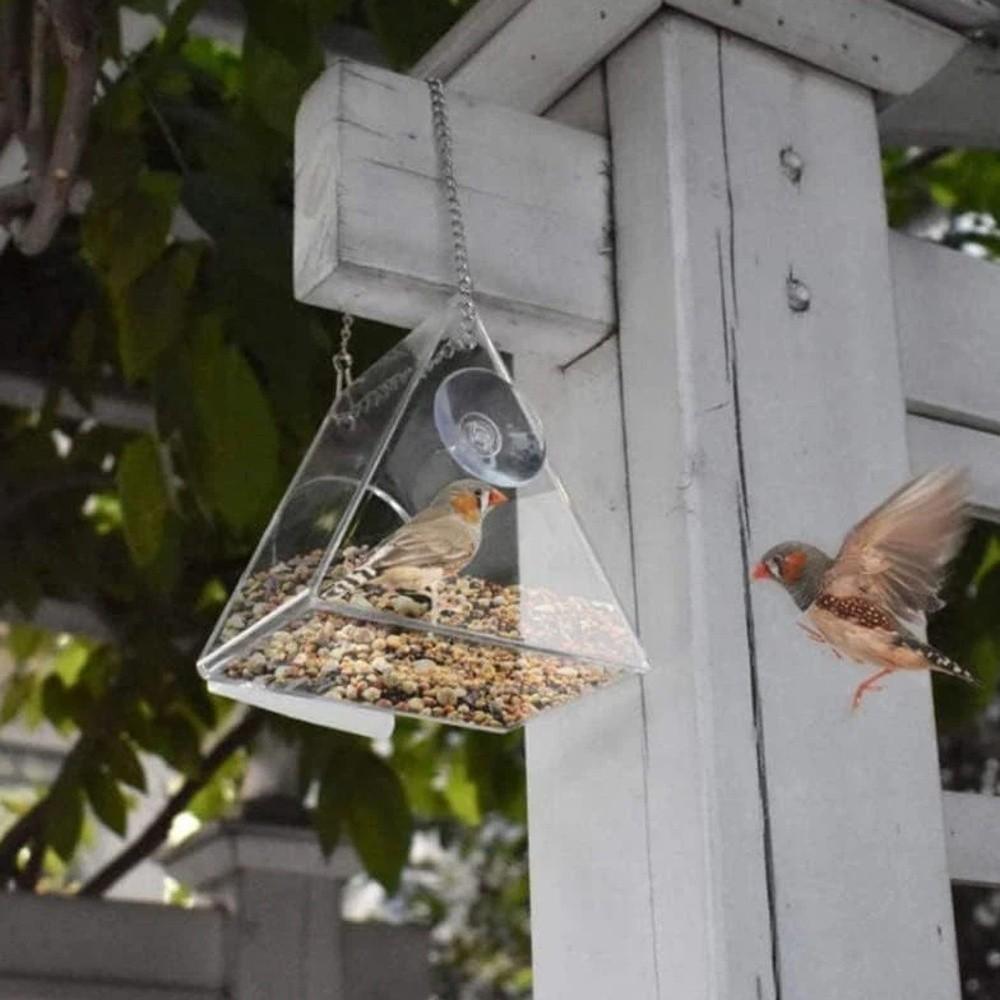Großes Wildvogelfutterhaus Wasserdichte Vogelfutterstation Nahbeobachtung von Vögeln