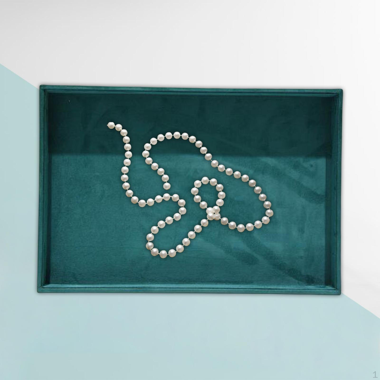 

Зеленый фланелевой органайзер для ювелирных изделий для вставок в ящики для сережек Green Empty Plate_35cmx24cmx3cm