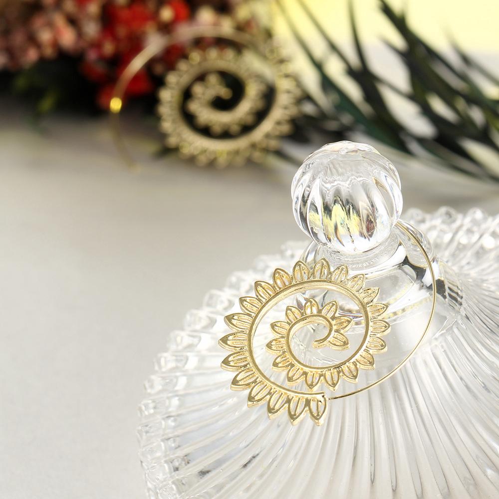 Women Fashion Exaggerated  Spiral Earrings Unique Delicate Elegant Decoration