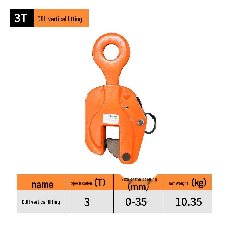 Chenghua Juli Multi-Purpose Lifting Clamp: 1T-5T Capacity for Horizontal, Vertical & Flat Steel Plates