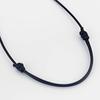 Black Adjustable 40-80Cm Waxed Cord Leather Necklaces For Women Men Accessories Simple Trendy Rope Long Necklace Fit Diy Pendant