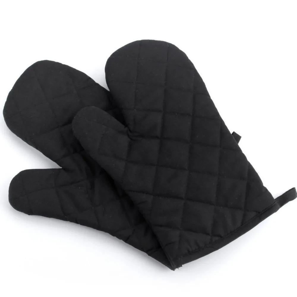 Neu Verdickte Mikrowellen-Herd-Handschuhe Backofen Spezielle Isolierung und Anti-Verbrühungs-Baumwollmaterial