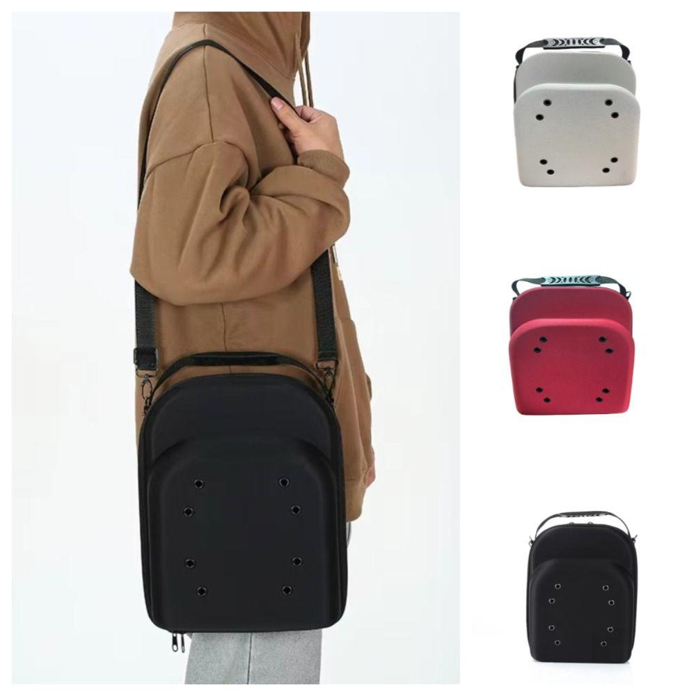 Solid Color Cap Storage Carrier Box Protective Hat Carrying Handbag Baseball Cap Case  Unisex