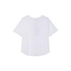 Nike Pro AeroAdapt Quick-Dry Running T-Shirt Women Tops White CU5523-100