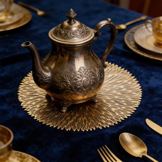 Table Mat High Temperature Resistant Placemat Heat Insulation Anti-Scalding Decorative Coaster Washable Dining Room Kitchen Tabletop Protector