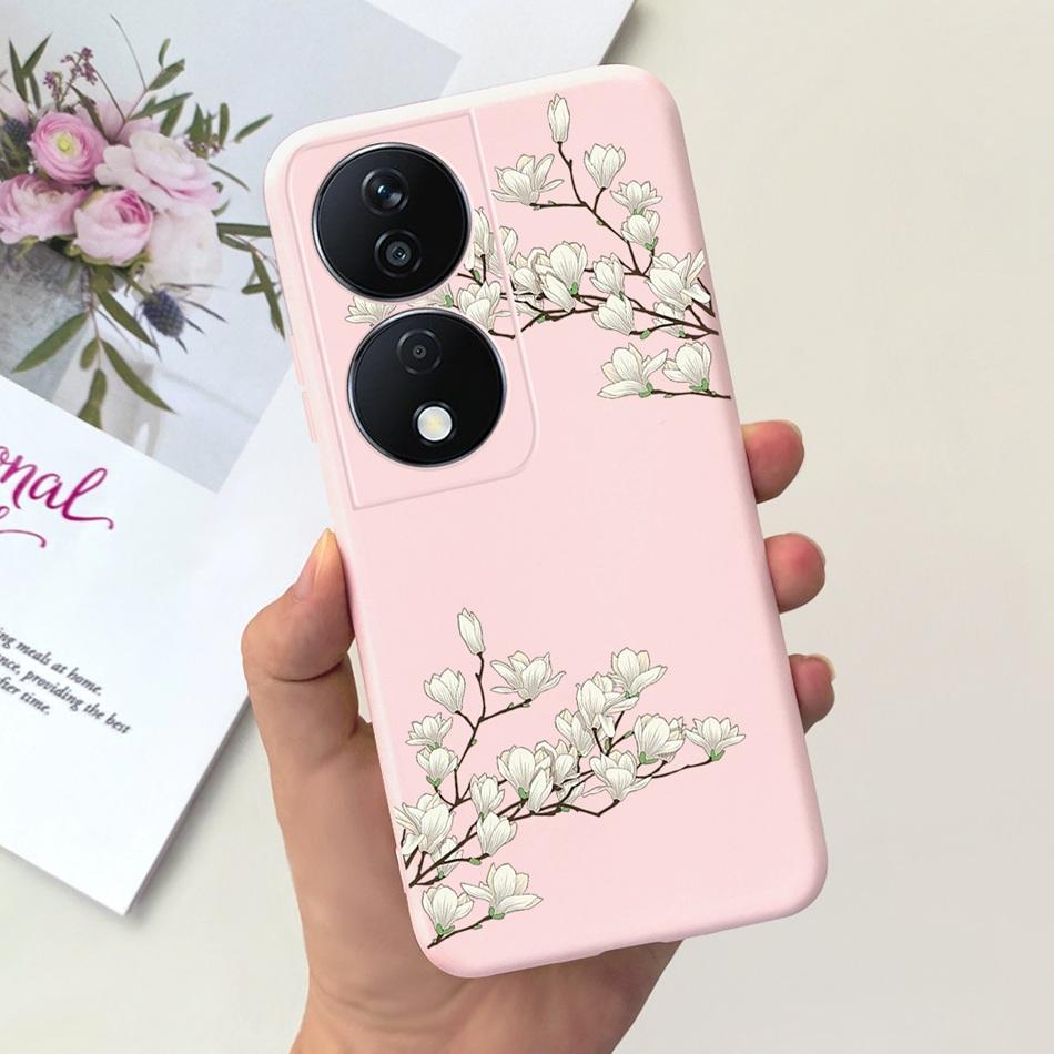 Cool Fashion Moon Printed Case For Honor X7b Candy Color Soft Silicon TPU Shockproof Phone Cases For HonorX7b X 7B 4G CLK-LX2