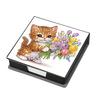 Leather Animals Diamond Painting Notecard Box Flowers Gem Art Sticky Note Holder Rhinestones Post It Dispenser for DIY Art Craft