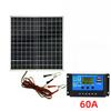 12W Monocrystalline Silicon Solar Panel Aluminum Frame 12V LCD PWM Solar Controller Full Package Off Grid Outdoor Charging Tool 4