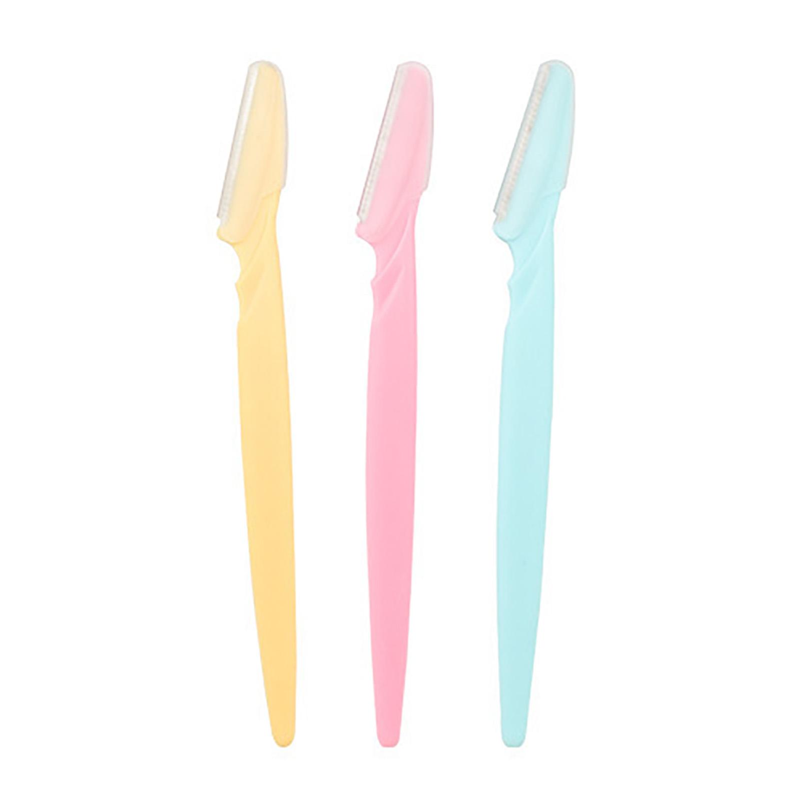 

Набор из 3 триммеров для бровей, безопасный, устойчивый к ржавчине, из нержавеющей стали, для начинающих