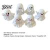 Practical Holiday Table Decor 6Pcs Halloween Ghost Figurine Cute Pen Holder Miniature Desk Decor Funny Gifts for Coworkers Pencil Stand Ornament,
