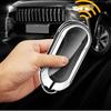 Suitable for Fiat 500 500C 500L 500X Zinc Alloy High-grade Leather Car Key Protective Cover Auto Accessories