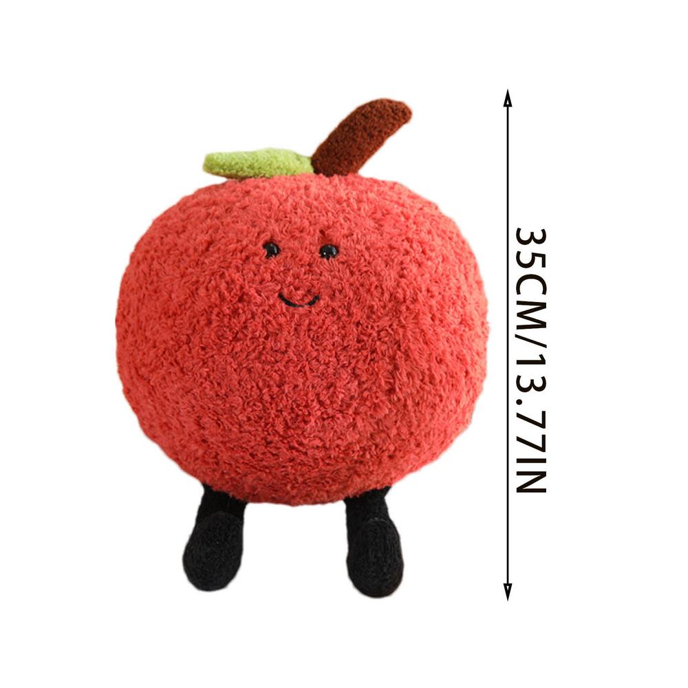 Fruit Plush Toys Litchi Plush Toy Home Decor Doll Collectible Toy Soft Stuffed Doll Comfortable Plush Toy for Bedroom Living