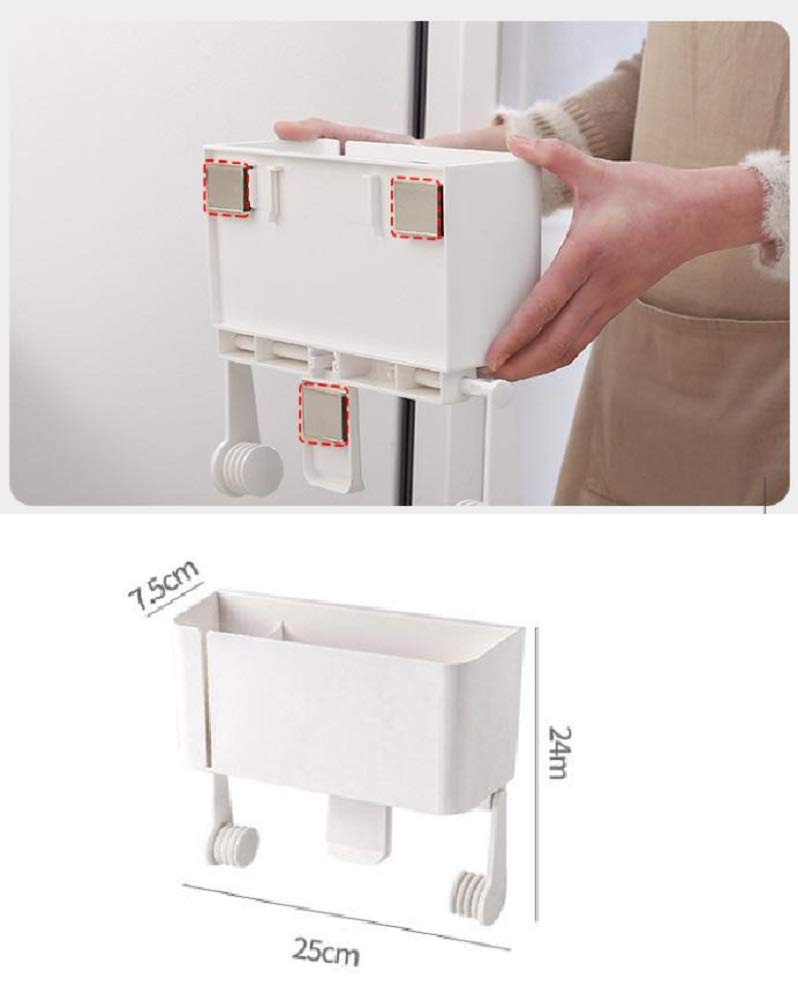 NEYORIKA Kitchen Paper Paper Towel Roll Wrap Kitchen Easy To Attaches To Refrigerator Holder, Holder, Storage, Holder, Supplies, Install, (Magnetic