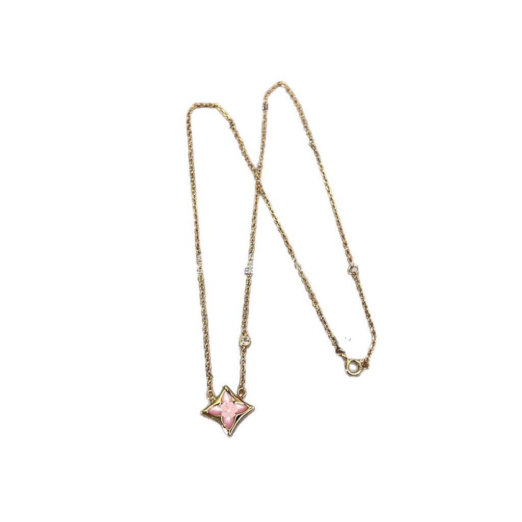 Luksusowa bransoletka damska ze srebra próby 925, wysadzana diamentami, z białą masą perłową i motywem czterolistnej koniczyny, z 18-karatowego różowego złota