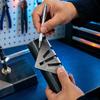 Welding Square Tool 22.5°-90° Miter Ruler, Professional Heavy Duty Metal Square, Protractor High Precision Extended Bevel Flange Triangle Ruler for