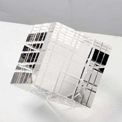 Nordic Creative Art Rubik's Cube Kryształowa ozdoba Salon Gabinet Biuro Szafka RTV Wejście Światło Luksusowa Miękka Dekoracja