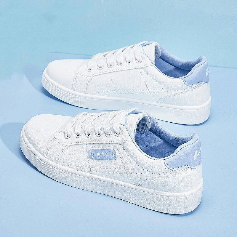 

Женская обувь Xiaobai на плоской подошве, женская обувь для офисных работников, осенние туфли-лодочки, студенческая повседневная спортивная обувь 40 синий