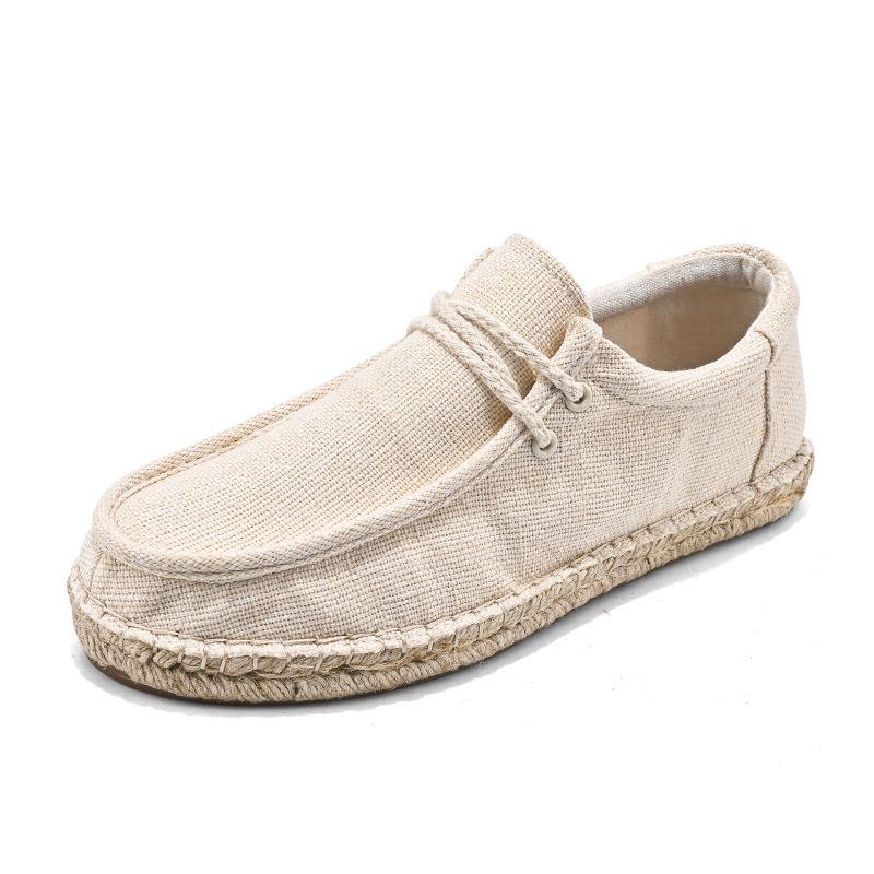 Pánské trendy lněné plátěné ležérní boty - Letní rybářský styl