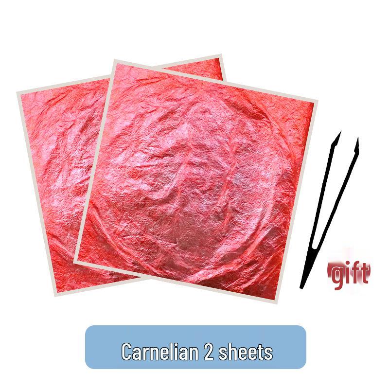 Handmade Colored Gold Foil Paper for DIY Craft and Rock Painting