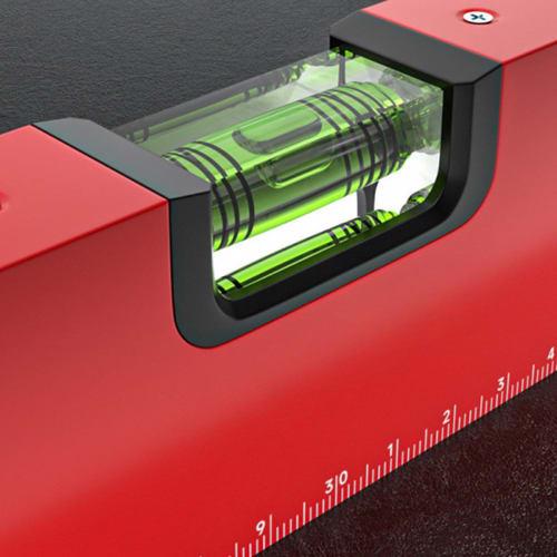 Aluminum Alloy Digital Spirit Level with 3 Bubble Level and Shockproof Design for Construction Sites, Portable Magnet, Precision Graduations, Built-in