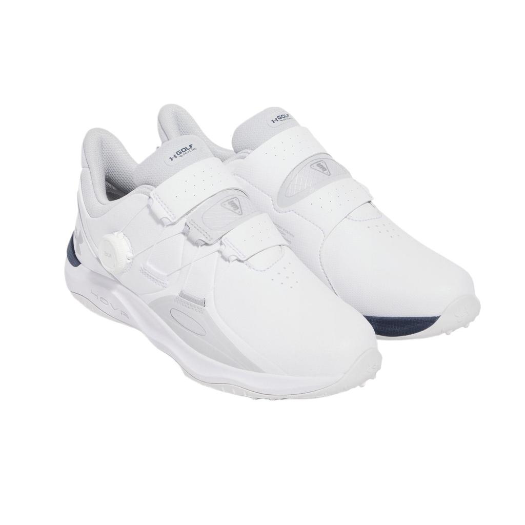 Under Armour Drive Pro Comfortable Fashionable Versatile Low Top Golf Shoes Men Sneakers White 6007022-100