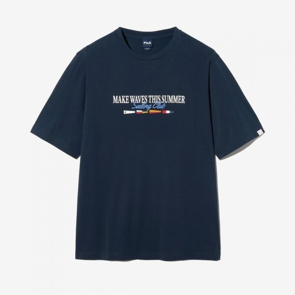 Fila Short Sleeve Tee Supima Sailing Lettering DNA/115
