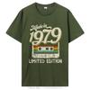 Vintage 1979 Limited Edition Birthday T Shirts Gifts Cotton Summer Tees Tops Graphic T-shirt Clothing Oversized