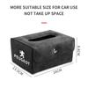 Car Sticker Suede Car Tissue Box Cover Napkin Paper Storage Box Car Interior Accessories For Peugeot 308 408 508 RCZ 208 3008 20