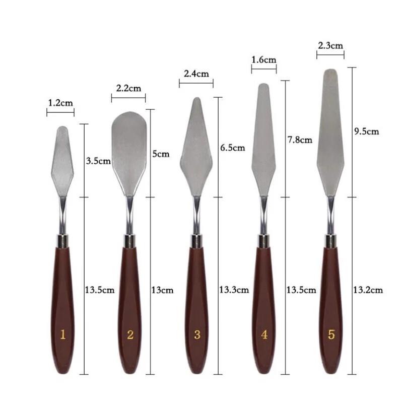 Cake Decorating Spatula 5-Piece Set (2 Packs)