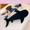 Shark Animal Shape Pillow Filled With Embroidery Design For Relaxing Resting And