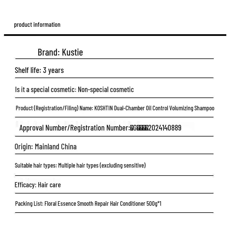 Kustie Flower Extract Silky Repair Hair Conditioner 500g