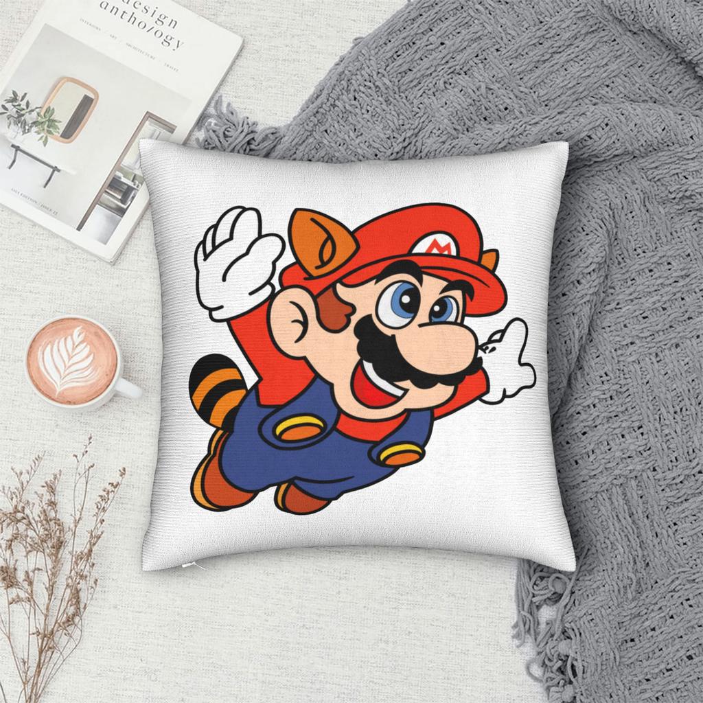 Marios 3 Pillowcase Polyester Cushion Cover Decoration Pillow Case Cover Home Zipper 45X45Cm